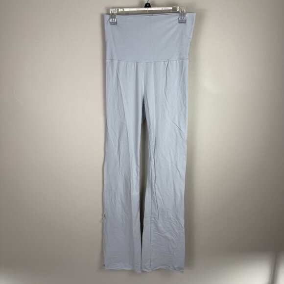 SKIMS Women's Foldover Slim-Fit High-Rise Stretch-Jersey Trousers Size Medium - Picture 2 of 8